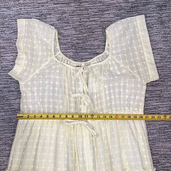 NWT INNIKA CHOO - ALOTTA GÜD PEASANT DRESS IN BUTTER Yellow Size Small-Medium - Picture 9 of 15